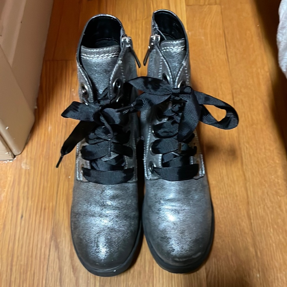 Girls combat boots